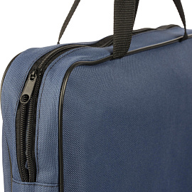 Папка для тетрадей А4 полиэстер с 1 отделением на молнии с ручками