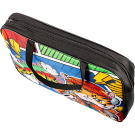 Папка для тетрадей Модный тигрёнок А4 с 1 отделением на молнии с ручками