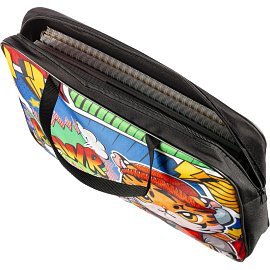 Папка для тетрадей Модный тигрёнок А4 с 1 отделением на молнии с ручками