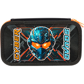 Пенал двухсекционный большой тканевый торец ПО-090, КИБЕР БОТ 2025