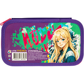 Пенал двухсекционный Милая блондинка