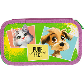 Пенал двухсекционный Purrfect