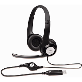 Гарнитура проводная Logitech Headset H390 (981-000406)