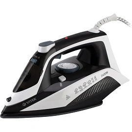 Утюг Vitek VT-8313 2400Вт белый/черный