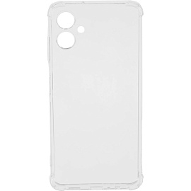 Чехол накладка PERO силикон для Samsung A06 прозрачный усиленный