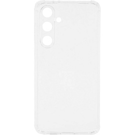 Чехол накладка PERO силикон для Samsung S24 FE прозрачный усиленный