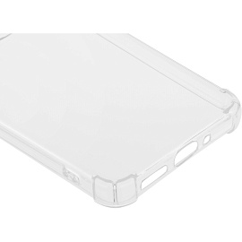 Чехол накладка PERO силикон для Xiaomi Poco C75 прозрачный усиленный