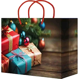 Пакет подарочный  (560x410x240) XXLH25 9902/9903_НГ 10шт/уп