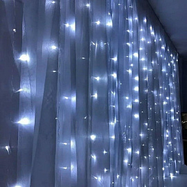 Гирлянда светодиодная Feron CL20 занавес 2x2м + 3м 5000К, 230V, 32337