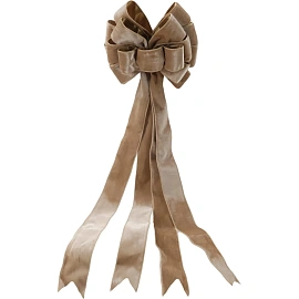 Бант НГ Декоративное украшение из полиэстера / 95x28x7см арт.92557