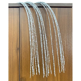 Украшение Magic Time Ветка ПВХ серебристое