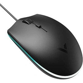 Мышь компьютерная RAPOO игровая проводная V11S, цвет - черный фото Мышь компьютерная RAPOO игровая проводная V11S, цвет - черный