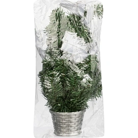 Ёлка искусственная новогодняя настольная с украшениями 40 см (718256)