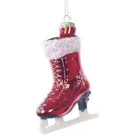 Новогоднее украшение на ёлку Коньки (8.5x3.5x11 см)