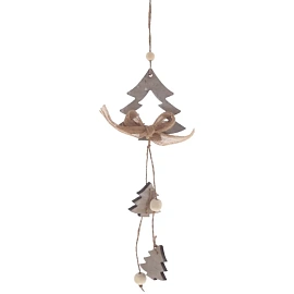 Украшение новогоднее Елка, L8 W0,5 H25 см, 3в., 401781