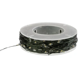 Гирлянда светодиодная Роса с контроллером 50м, 500LED, ТЕП. БЕЛ, 303-286