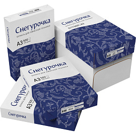 Бумага офисная Снегурочка А3 80 ± 3 г/кв.м марка С 146 ± 3 CIE (500 листов)