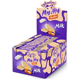 Вафли Му и Ну Сладонеж карамельные с молочной начинкой, 70гx12шт/уп