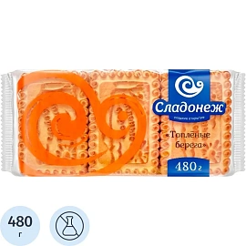 Печенье Топленые берега Сладонеж, 480г