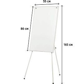 Флипчарт магнитно-маркерная 55x86 см на треноге