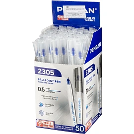 Ручка шариковая TRIANGLE 0,5мм трехгранный корпус - цвет чернил синий