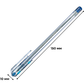 Ручка шариковая масляная PENSAN "My-Pen", СИНЯЯ, корпус тонированный синий, узел 1 мм, линия письма 0,5 мм, 2210