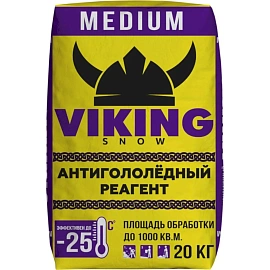 Реагент противогололёдный VIKING SNOW MEDIUM 20 кг до -25С