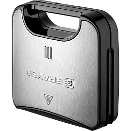 Вафельница BRAYER 2311BR,750 Вт,белг.вафли,панель 22,5x13 см,антиприг.покр