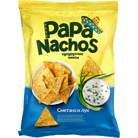 Чипсы кукурузные Рара Nachos со вкусом сметаны и лука, 150г фото Чипсы кукурузные Рара Nachos со вкусом сметаны и лука, 150г