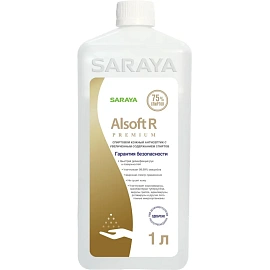 Антисептик кожный  Alsoft R Premim 1л (содержание спирта 75%) фото Антисептик кожный  Alsoft R Premim 1л (содержание спирта 75%)