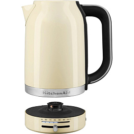 Чайник KitchenAid 5KEK1701EAC, термо-контроль, 1.7 л., кремовый