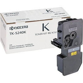 Тонер-картридж KYOCERA (TK-5240K) P5026cdn/w/M5526cdn/w, ресурс 4000 стр., цвет черный, оригинальный, 1T02R70NL0