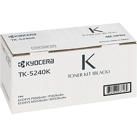 Тонер-картридж KYOCERA (TK-5240K) P5026cdn/w/M5526cdn/w, ресурс 4000 стр., цвет черный, оригинальный, 1T02R70NL0