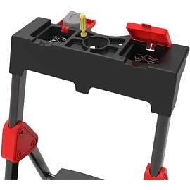 Стремянка стальная  4 ст., чёрная, Perilla арт.133504