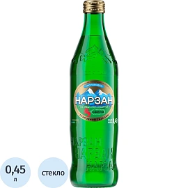Вода минеральная Нарзан природ.газ стекло 0,45л