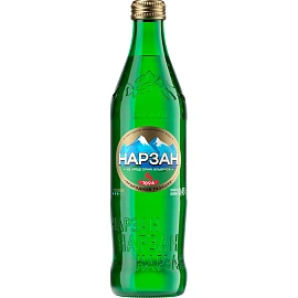 Вода минеральная Нарзан природ.газ стекло 0,45л