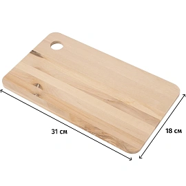 Доска разделочная Mallony Sencillo дерево 31x18x0.8 см