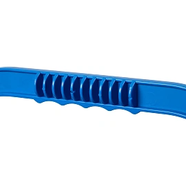 Ведро Росмоп 25 л пластик серое/синяя ручка (с мерной шкалой, ударопрочное)