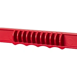 Ведро Росмоп 25 л пластик серое/красная ручка (с мерной шкалой, ударопрочное)