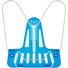 Подставка для книг СТАММ "Премиум", неоновая синяя