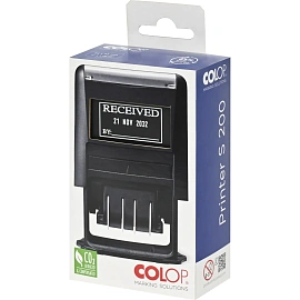 Датер автоматический буквенный Colop S260 (шрифт 4 мм, оттиск 24x45 мм)