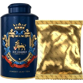 Чай Richard Royal Ceylon крупнолистовой черный, 180г НГ