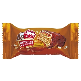 Конфеты вафельные ДаЁжъ с карамелью, арахисом и криспи 1 кг