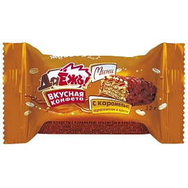 Конфеты вафельные ДаЁжъ с карамелью, арахисом и криспи 792 г