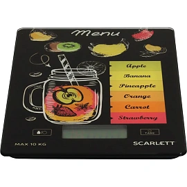 Весы Scarlett SC-KS57P77,настольные, 10 кг, смузи