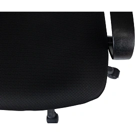 Кресло БР Комус Мебель EChair-396 сетка/ткань,серый/черный,пластик