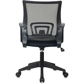 Кресло БР Комус Мебель EChair-396 сетка/ткань,черный,пластик