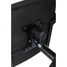 Кресло БР Комус Мебель EChair-396 сетка/ткань,черный,пластик