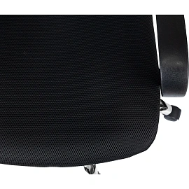 Кресло БР Комус Мебель EChair-396 сетка/ткань,синий/черный,хром