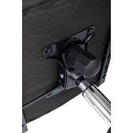 Кресло БР Комус Мебель EChair-396 сетка/ткань,синий/черный,хром